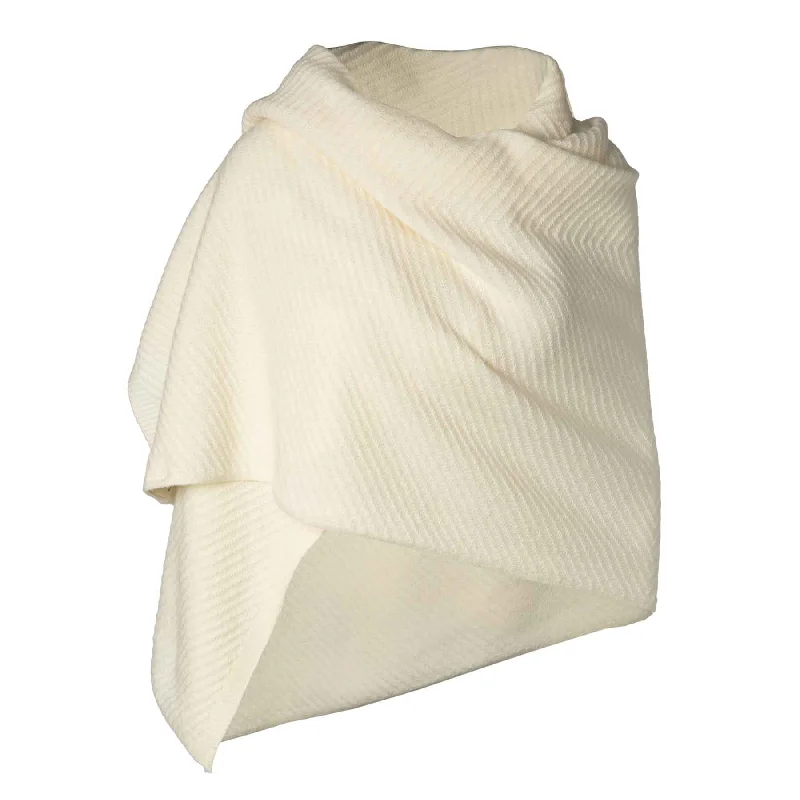 Lambswool Shawl- White