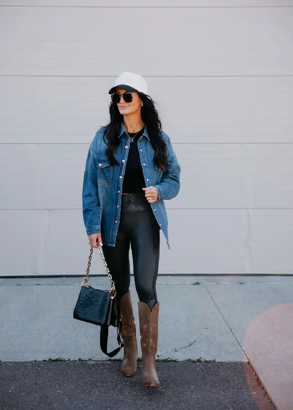 Tati Oversized Denim Shacket